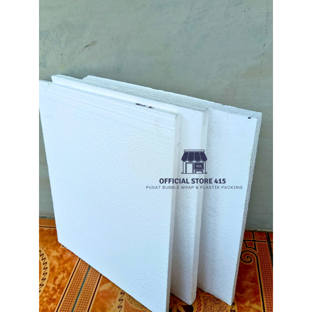 

Potongan Termurah Styrofoam Lukis Ukuran 40cm x 33cm / 50cm x 33cm Tebal 1cm / 1.5cm