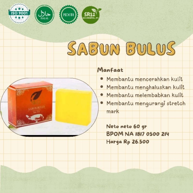 SABUN BULUS/ SABUN PENGHILANG GATAL/ SABUN HERBAL PEMBASMI PANU
