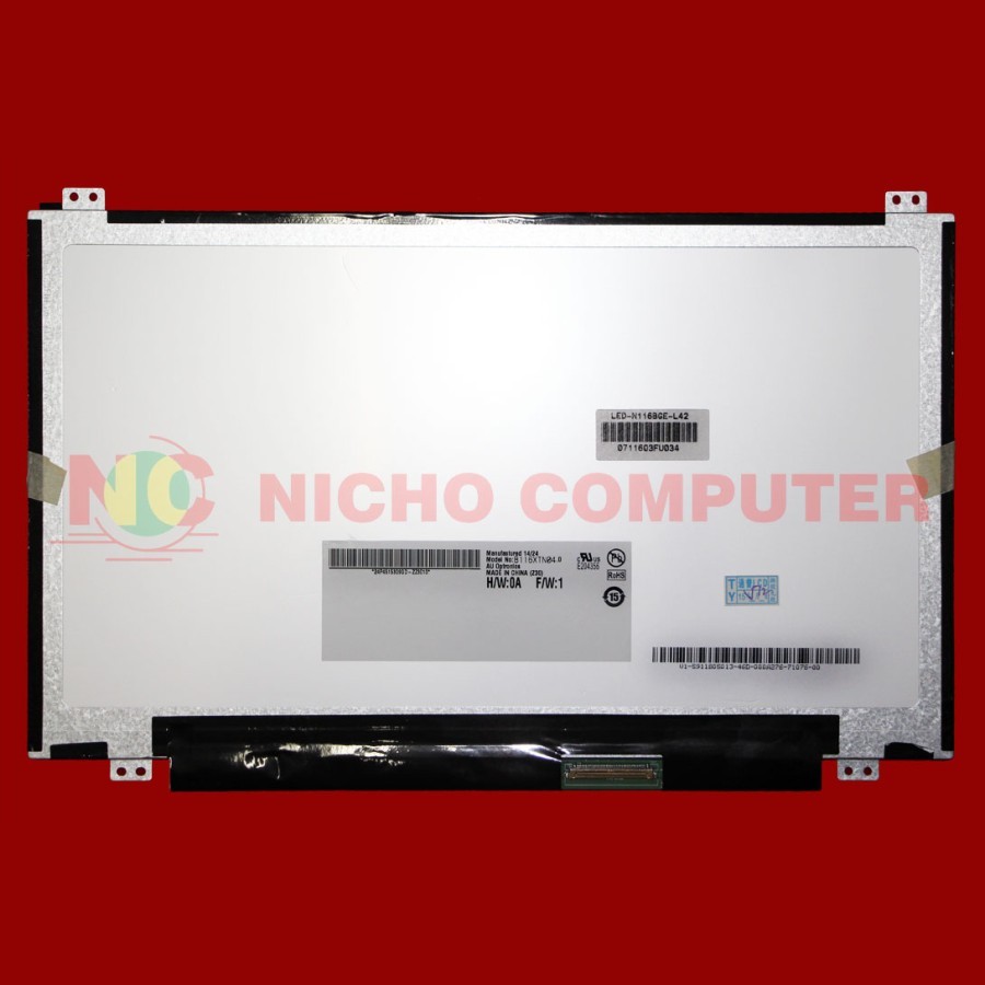 LED LCD 11.6 slim 40 Pin Atas Bawah