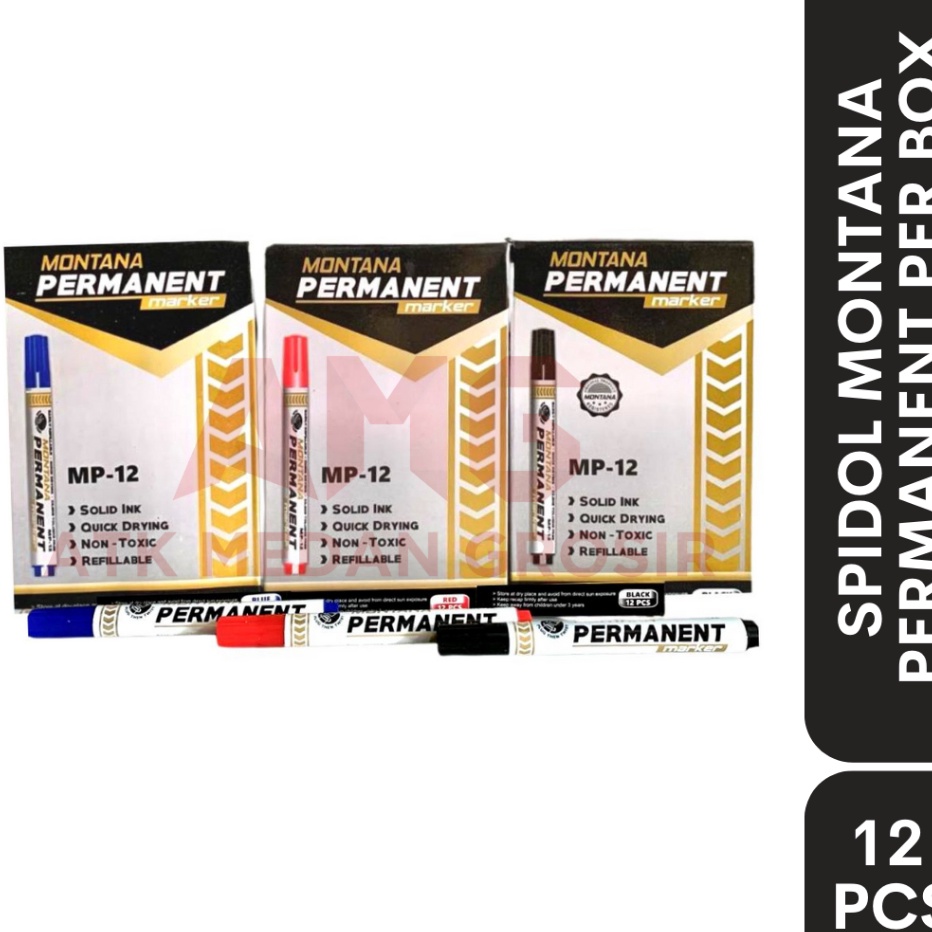 

➟Ready➶ SOL MONTANA MP-12 PERMANENT PER BOX ISI 12PCS E93