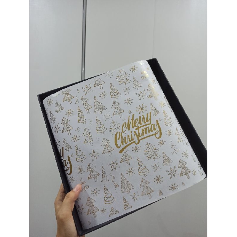 

Wrapping paper / kertas kue untuk bungkus kado hampers tema natal / christmas