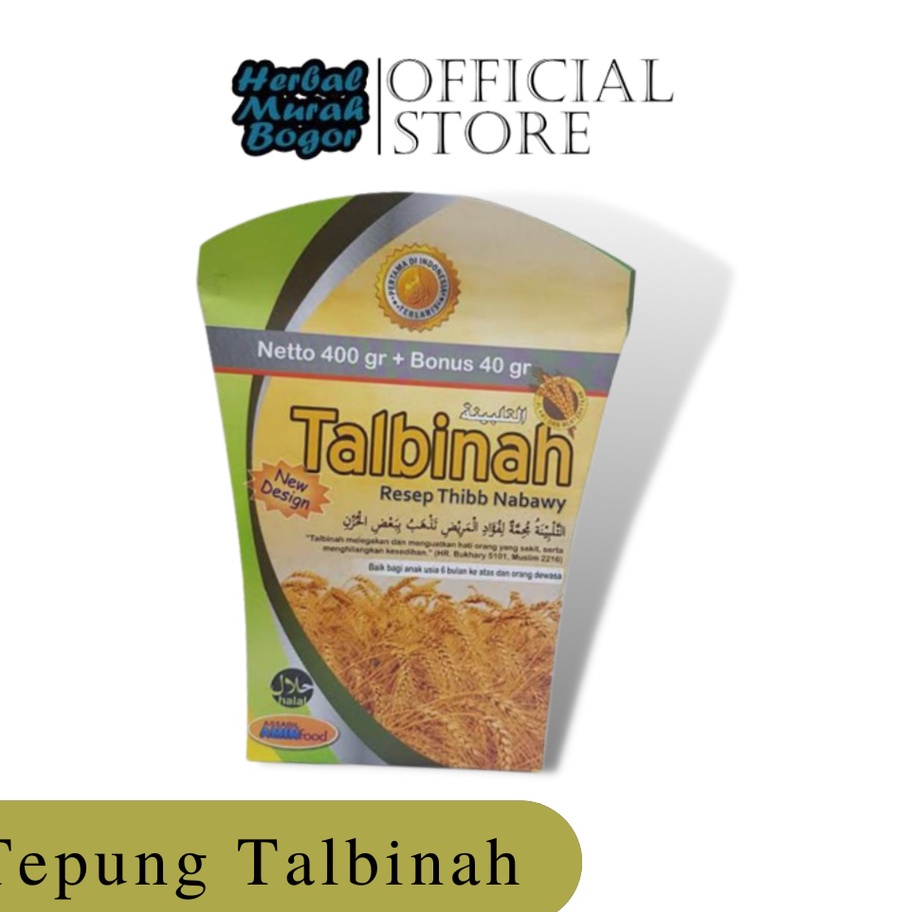 

Buruan Beli Talbinah Resep Thibb Nabawy 400+40 gram Tepung Gandum Talbinah Original Stok Banyak