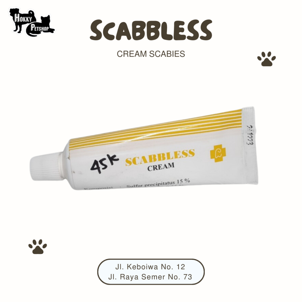 Scabbless Obat Scabies Anjing dan Kucing / Anti Scabies Anjing