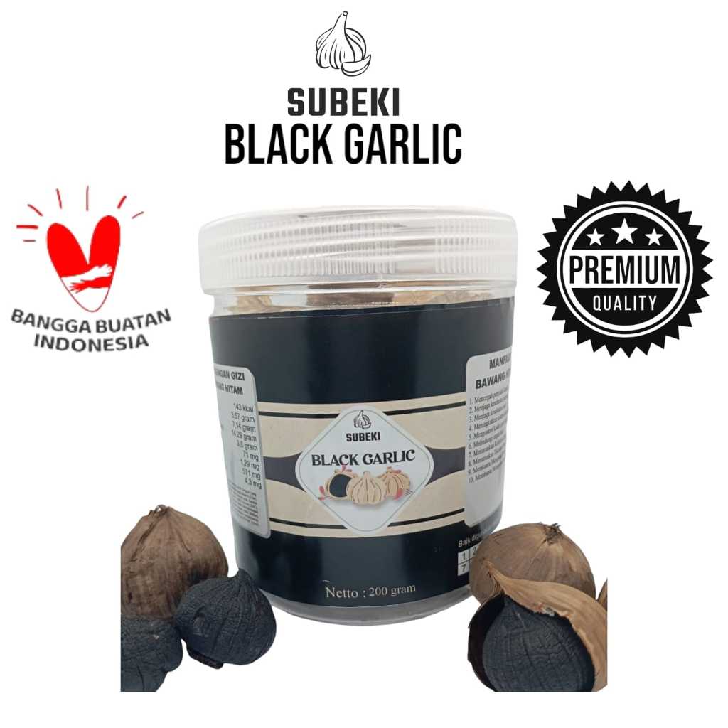 

Black Garlic Bawang Hitam Tunggal 200gr - Solo Black Garlic / Bawang Lanang Tunggal Obat Kesehatan Herbal Premium Fermentasi Alami Original