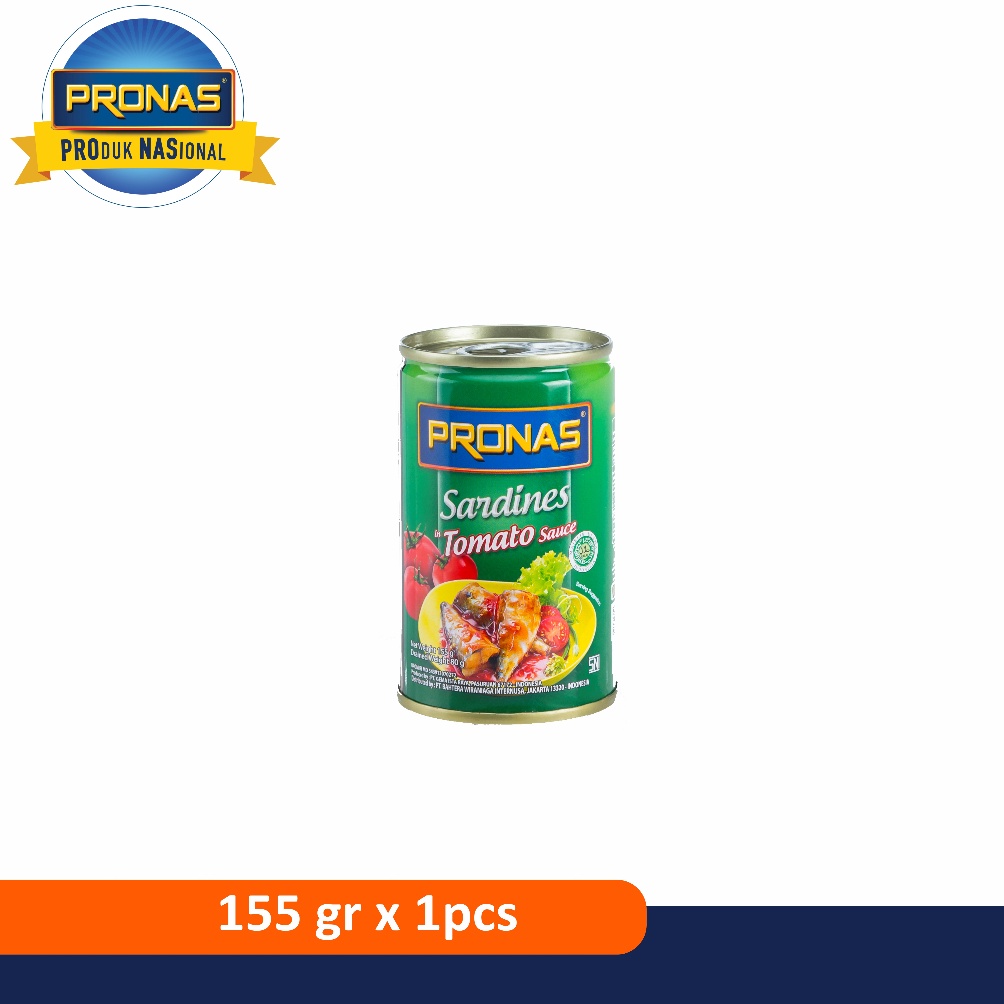 

[℠K64➤] PRONAS Sarden Tomat 155 gr [100]