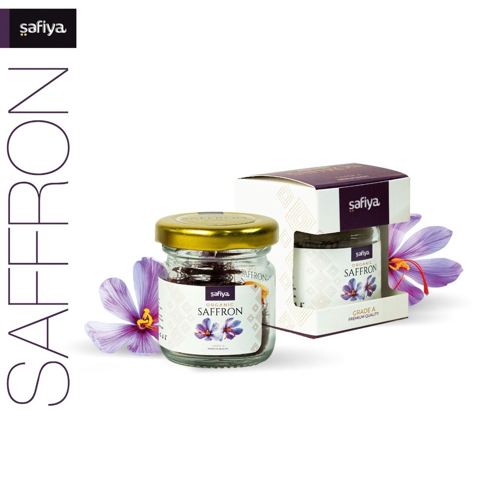 

R3@dy Stok Bunga Saffron Super Negin 1 gram Finest Gold Safron Authenctic Safiya Food Ready Gan