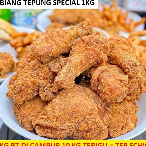 

Best Seller Tepung Biang Special Fried Chicken 1kg - Tepung Bumbu Fried Chicken Special 1000 gram ➘✣✰