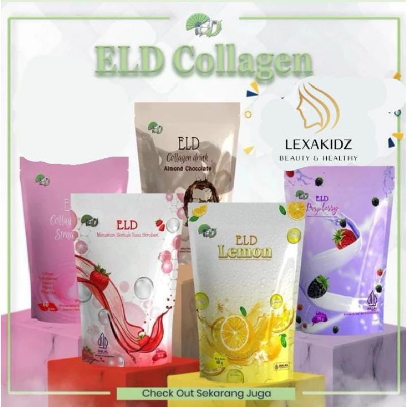 Eld Collagen Drink Minuman Pemutih dan Pelangsing Tubuh BPOM