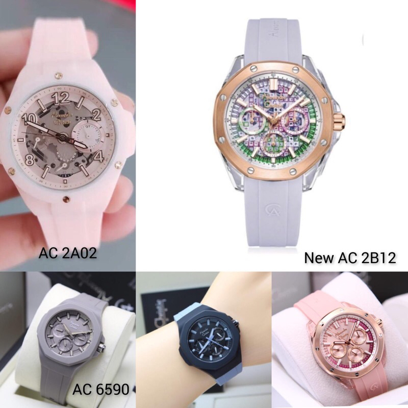 AC6590 JAM TANGAN WANITA ALEXANDRE CHRISTIE AC6590 RUBBER / AC 6590 ORIGINAL AC 6590 2A02 2B12