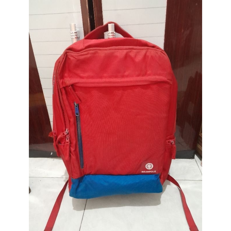 Ransel BEAN POLE branded original lengkap tag embos monza bag tas preloved