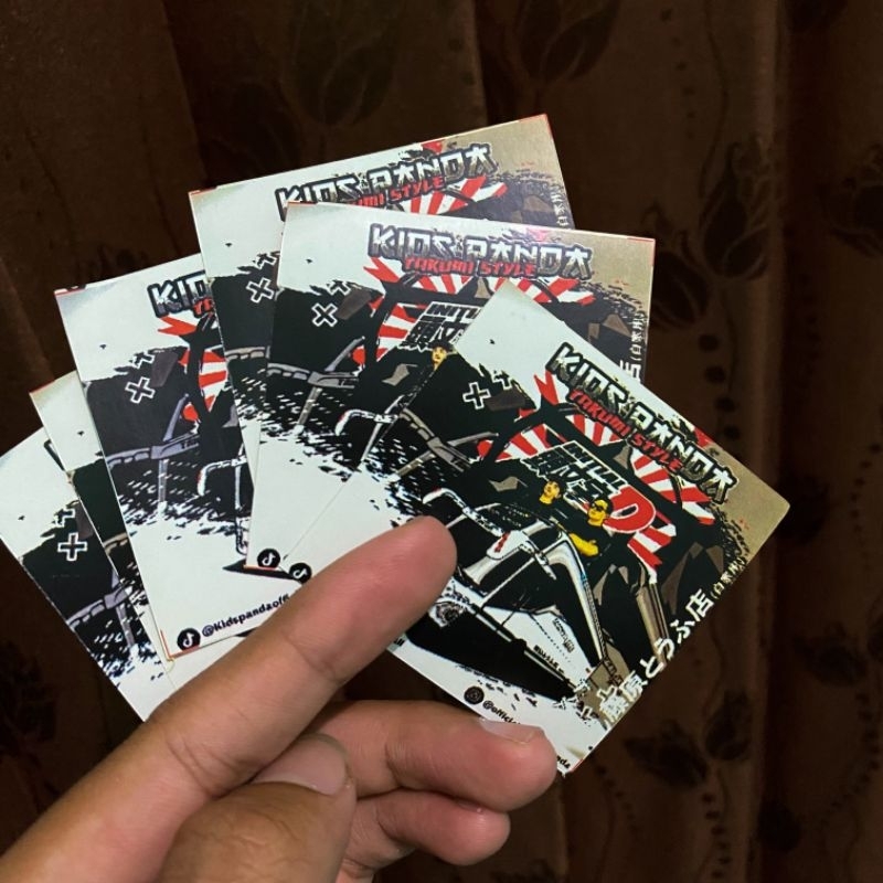 

Paket 6 Stiker Kids Panda Jetbus 5 Ori - Stiker kids panda jb5 papi agung
