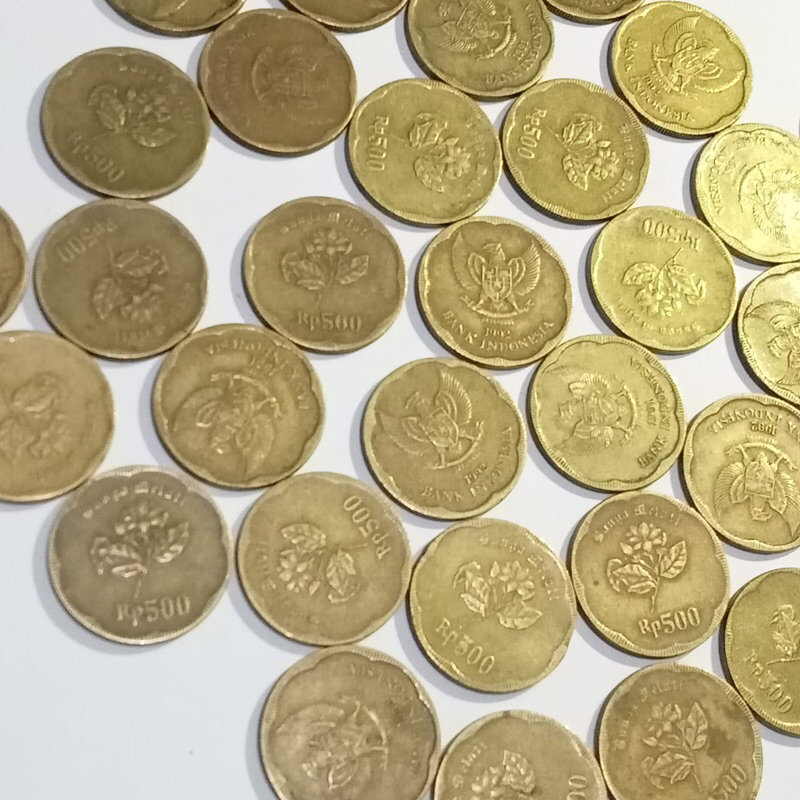 Logam 500 rupiah keluaran 1991 dan 1992