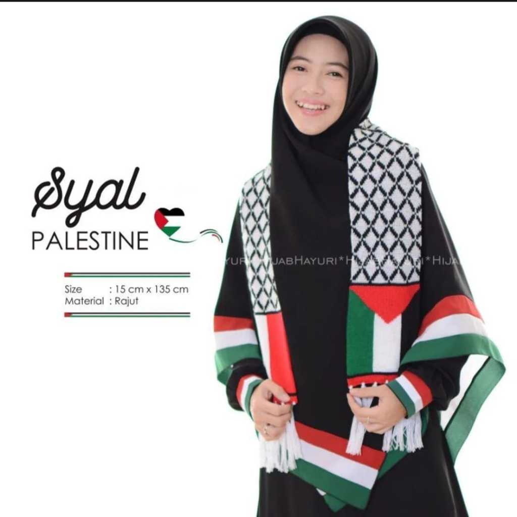 New Product - SORBAN SELENDANG SYAL RAJUT PANJANG SAL DIGITAL AKSESORIS INDONESIA PALESTINA PRIA WAN