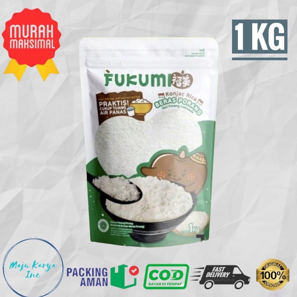 

[KODE PRODUK RYSSE8792] FUKUMI BERAS PORANG POUCH 1KG