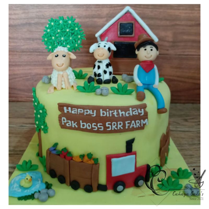 

Animal Cake / Kue Ulang Tahun Hewan / Farm House Cake