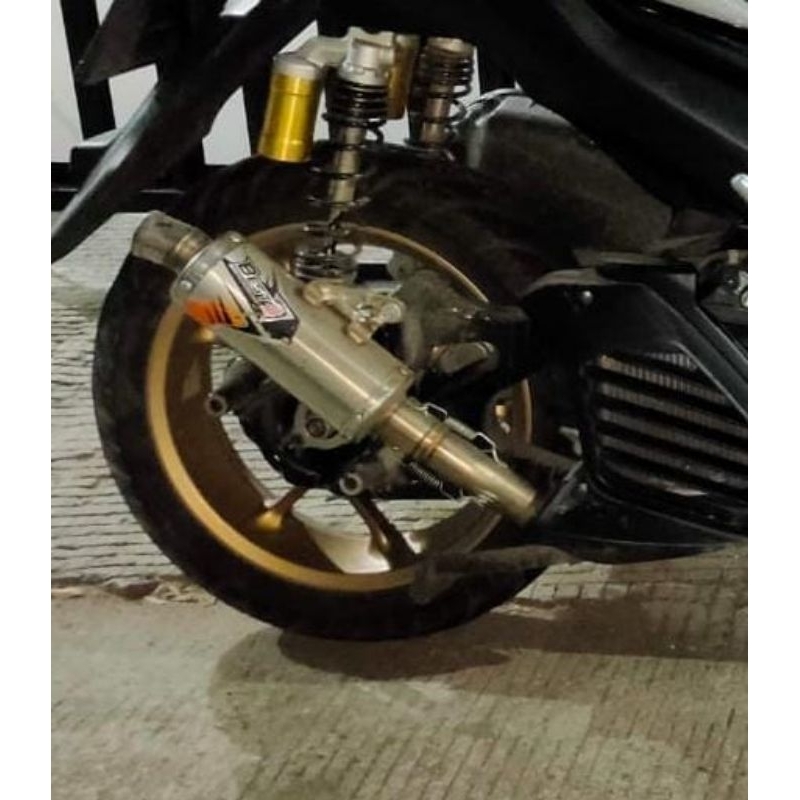 Knalpot Best3 short inlet 38