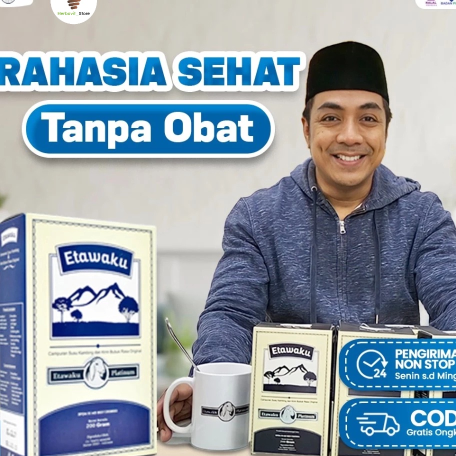 

★★★★★ Etawaku Platinum 3x Atasi Masalah Pernafasan - Susu Kambing Bubuk Provit Etawa Tingkatkan Daya Tahan & Imunitas Tubuh Terlaris