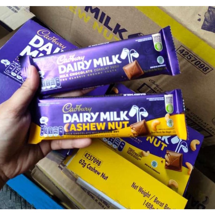 

[KODE PRODUK KLAVA4265] cokelat CADBURY Dairy Milk 62gr