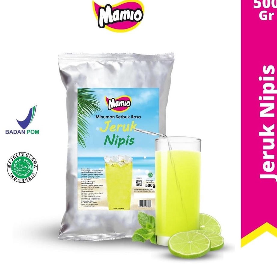 

Best Product Mamio Rasa Jeruk Nipis / Lime Kemasan 500Gr ➘✣✰