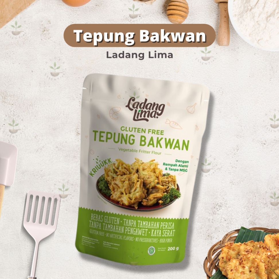 

[♛G46<] Ladang Lima Tepung Bakwan 200gr - Tepung Bakwan Goreng [306]