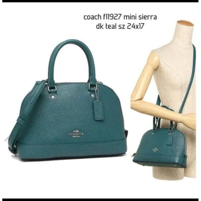 Tas Coach Mini Sierra Dark Teal