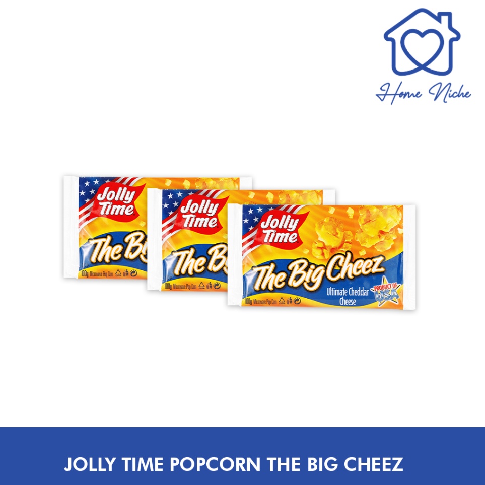 

Seller 3pax JollyTime Popcorn - Big Cheez - Jolly Time Product of USA Best Product