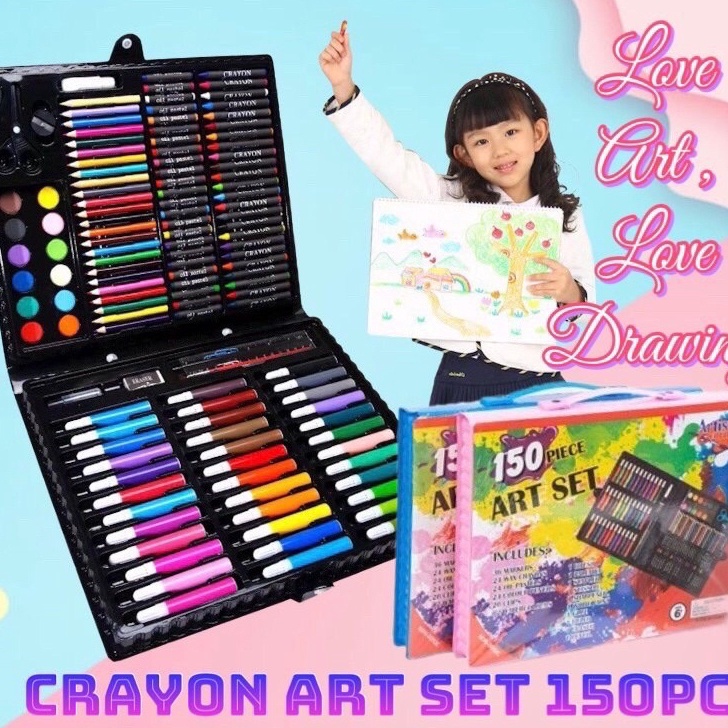 

[KODE PRODUK DNWVU8836] CRAYON 68/150/208 Alat Tulis Mewarnai dan Menggambar Anak Set Lengkap - Crayon Set