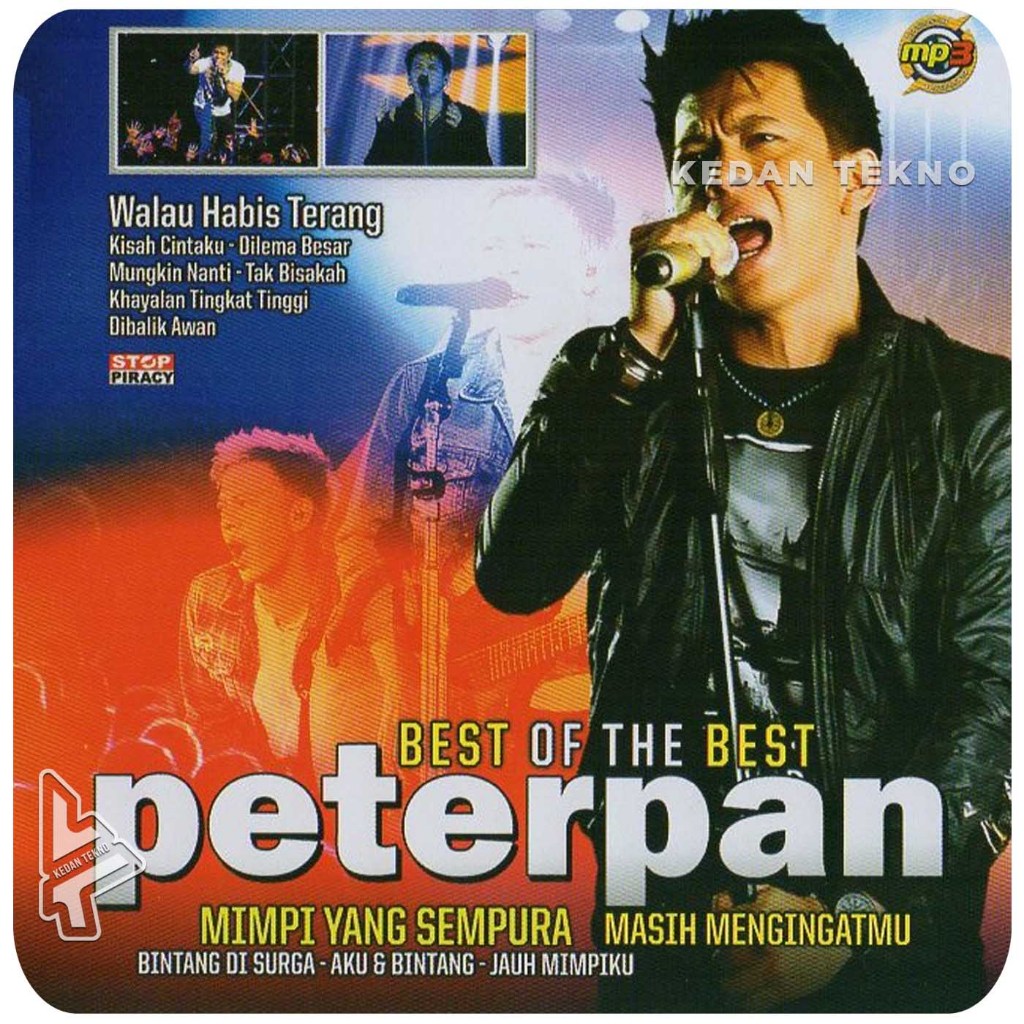 kaset Mp3 Audio 115 Lagu Album Peterpan - Ariel Noah Best album