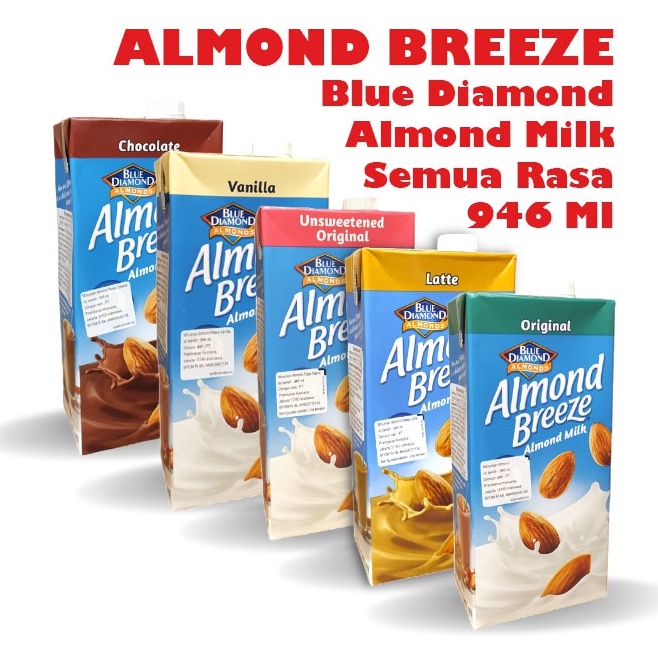 

Diskon Almond Breeze Blue Diamond Almond Milk Susu Almond Semua Rasa 946 ml Ready stock