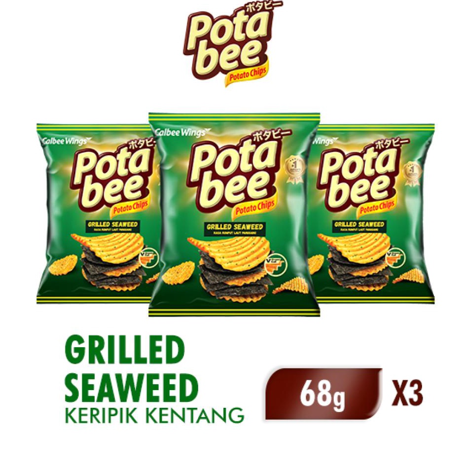 

Produk Keren Potabee Keripik Kentang Grilled Seaweed 68 gr x3 Diskon Promo