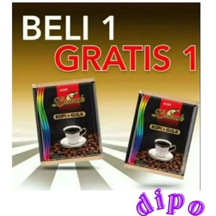 

Terlaris (20 pcs) Luwak HITAM Kopi + Gula Renceng Big Sale