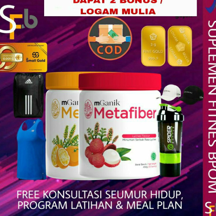 

[KODE CWDFM] MGANIK METAFIBER 450 Gr Gram Minuman Serat Fiber Untuk Diabetes M ganik Meta fiber