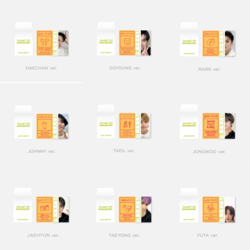 [READY STOCK] LUCKY CARD MD 7TH ANNIVERSARY NCT 127 SEALED