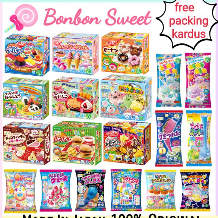 

Terkini Kracie Popin Cookin DIY Candy Maker Japan Miniature Food Readystock