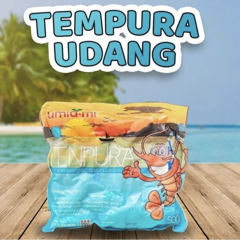 

Umiami tempura / tempura ikan dan udang / olahan ikan dan udang di campur sayuran / tempura umiami 500 grm