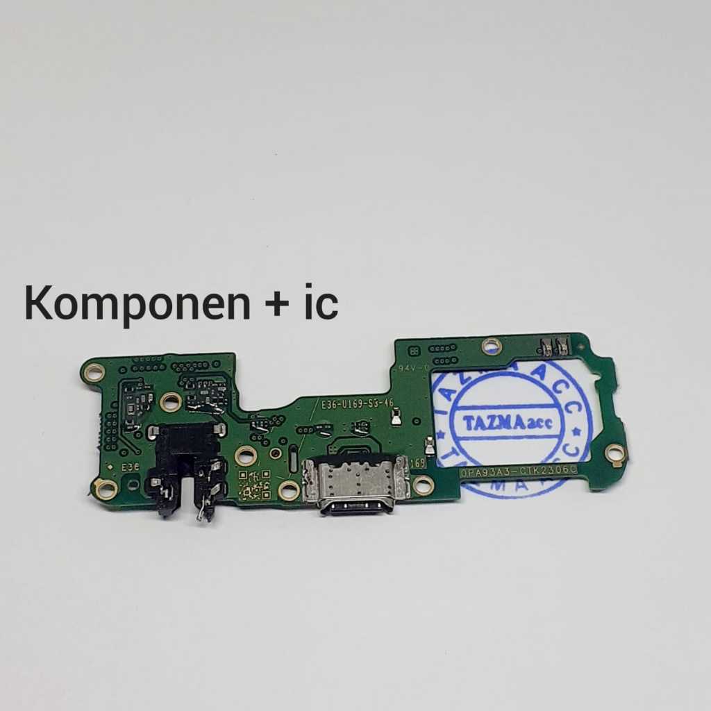 Flexible Charger Oppo Reno 4F Flexibel Fleksibel Conektor Konektor Cas Charger Ori Oppo Reno 4F