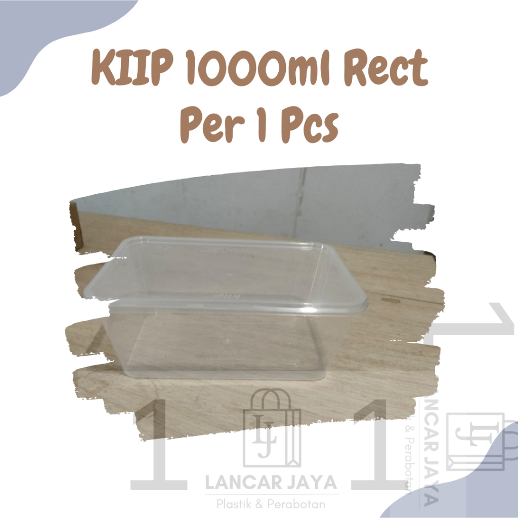 Thinwall Kiip 1000ml Rect