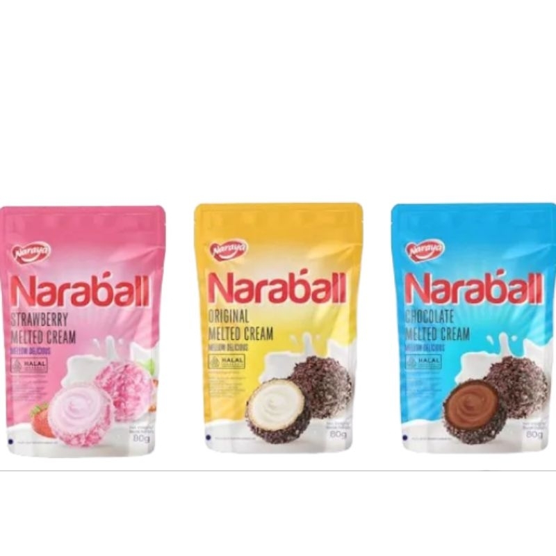 

Wafer Ball Naraball Naraya Pouch 80 gr