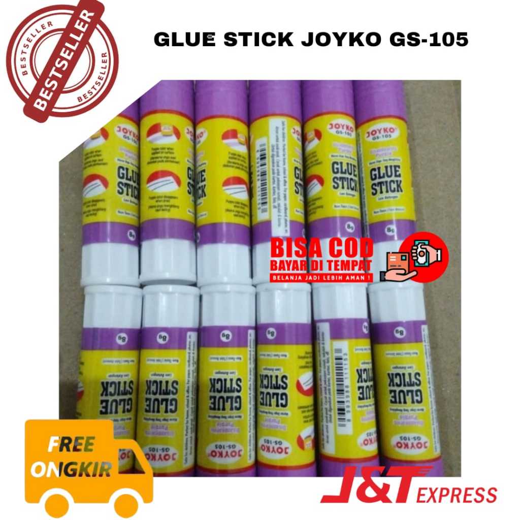 

[JOY] BAYAR DI TEMPAT 1 pcs Glue Stick Lem Batang Joyko GS-105 8gr[SHO]