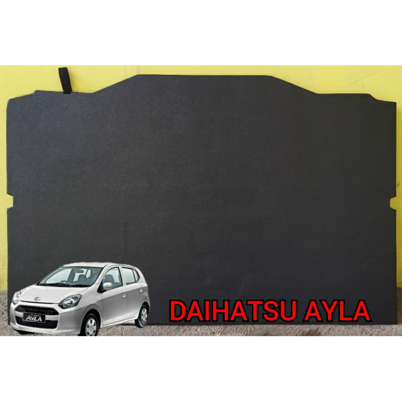 tatakan bagasi daihatsu ayla, tutup bagasi daihatsu ayla, tutup ban cadangan daihatsu ayla, cover ba