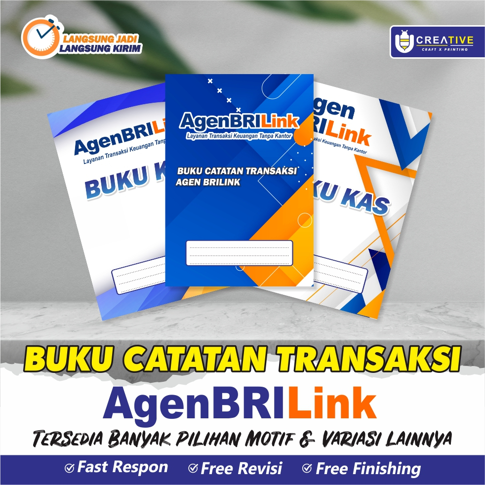 

BUKU CATATAN TRANSAKSI AGEN BRILINK / BUKU KAS BRILINK