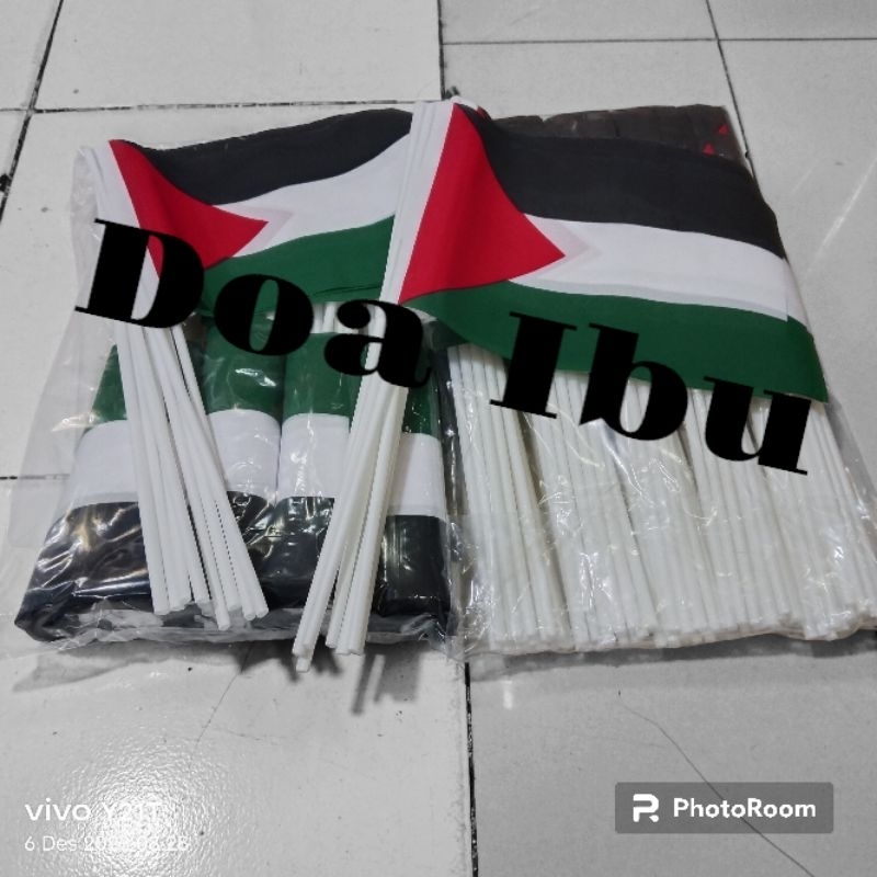 

best seller bendera tangan bendera stik bendera sedotan PALESTINA ready stock