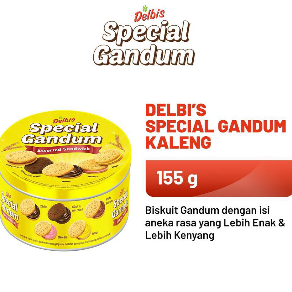 

[KODE PRODUK Q00KJ4142] Delbis Special Gandum Assorted Kaleng