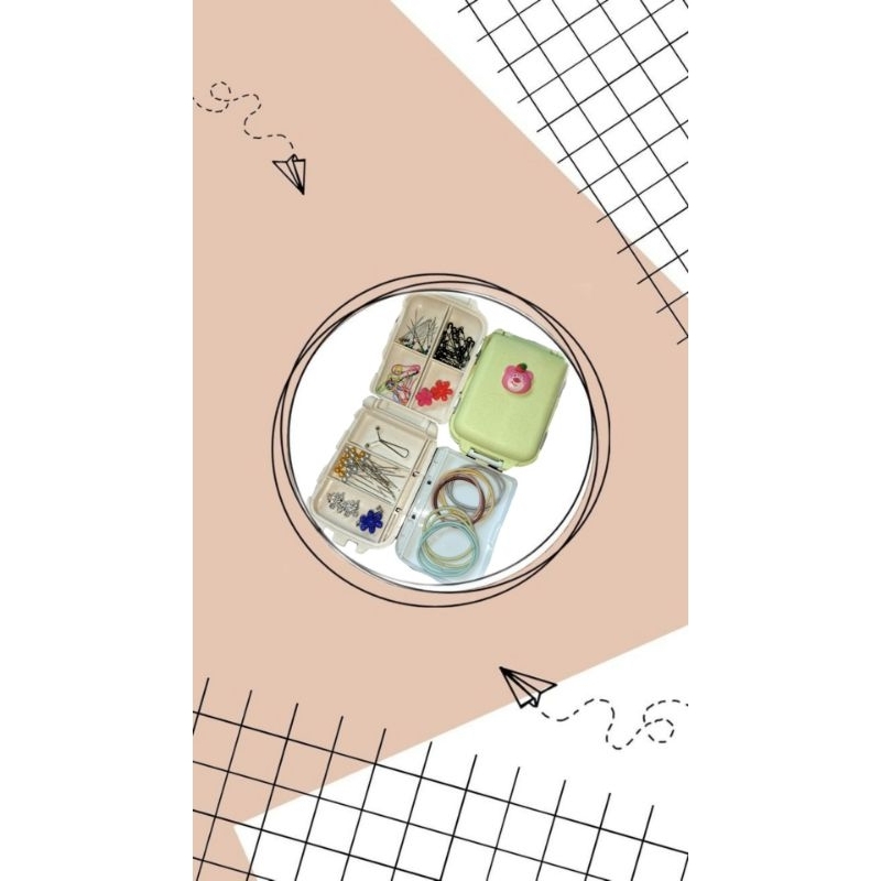 gea compact hijab kit, travel hijab kit, koper jarum