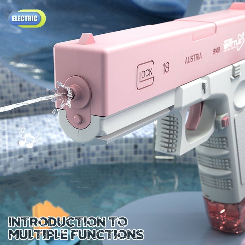 Mainan Pistol Air Elektrik Rechargeable/Mainan Anak Pistol Air Water Gun Tekanan Tinggi Viral Fyp