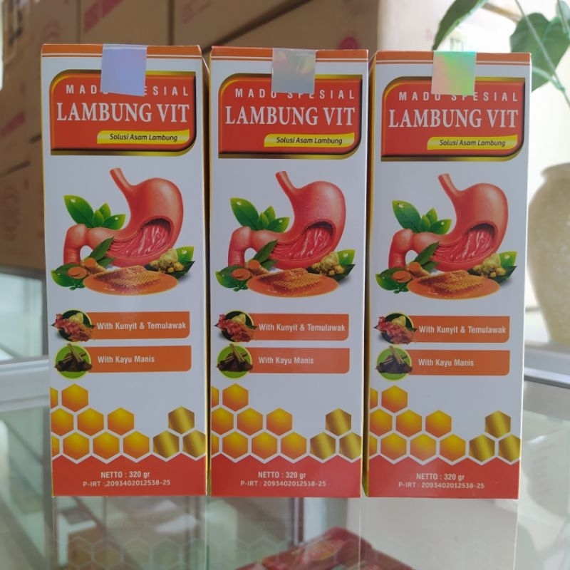 Madu Lambung vit Bravina obat herbal asam lambung
