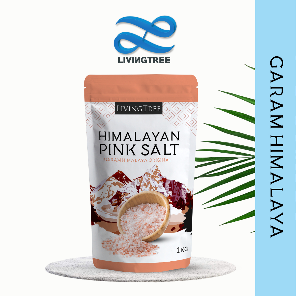 

Garam Himalayan Kasar 1kg Himalaya Pink Salt Pure Coarse