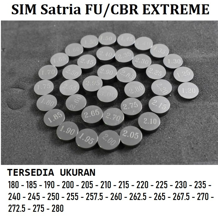 SHIM SIM KLEP SATRIA FU SONIC CB 150 GTR GSX CBR EXTREME 180 185 190 200 205 210 215 220 225 230 235