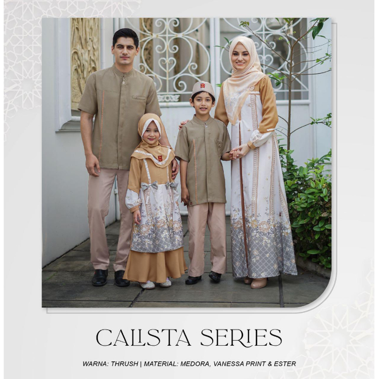 Sarimbit Keke Calista Series - Thrush / Sarimbit Keluarga Terbaru 2024 / Baju Sarimbit Keluarga / Ba