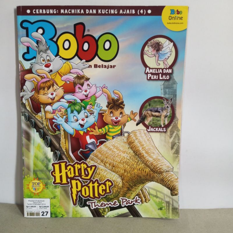 Majalah Bobo no 27 edisi 9 oktober 2014